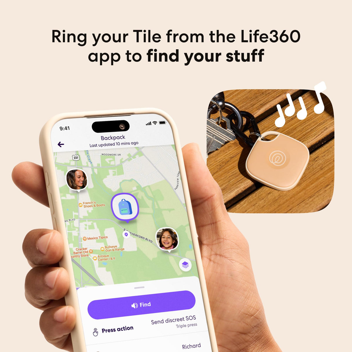 Life360 Tile - Bluetooth Tracker
