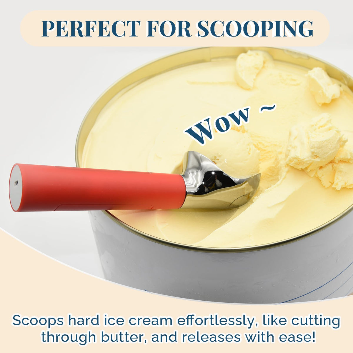 Heated Ice Cream Scoop Rechargeable