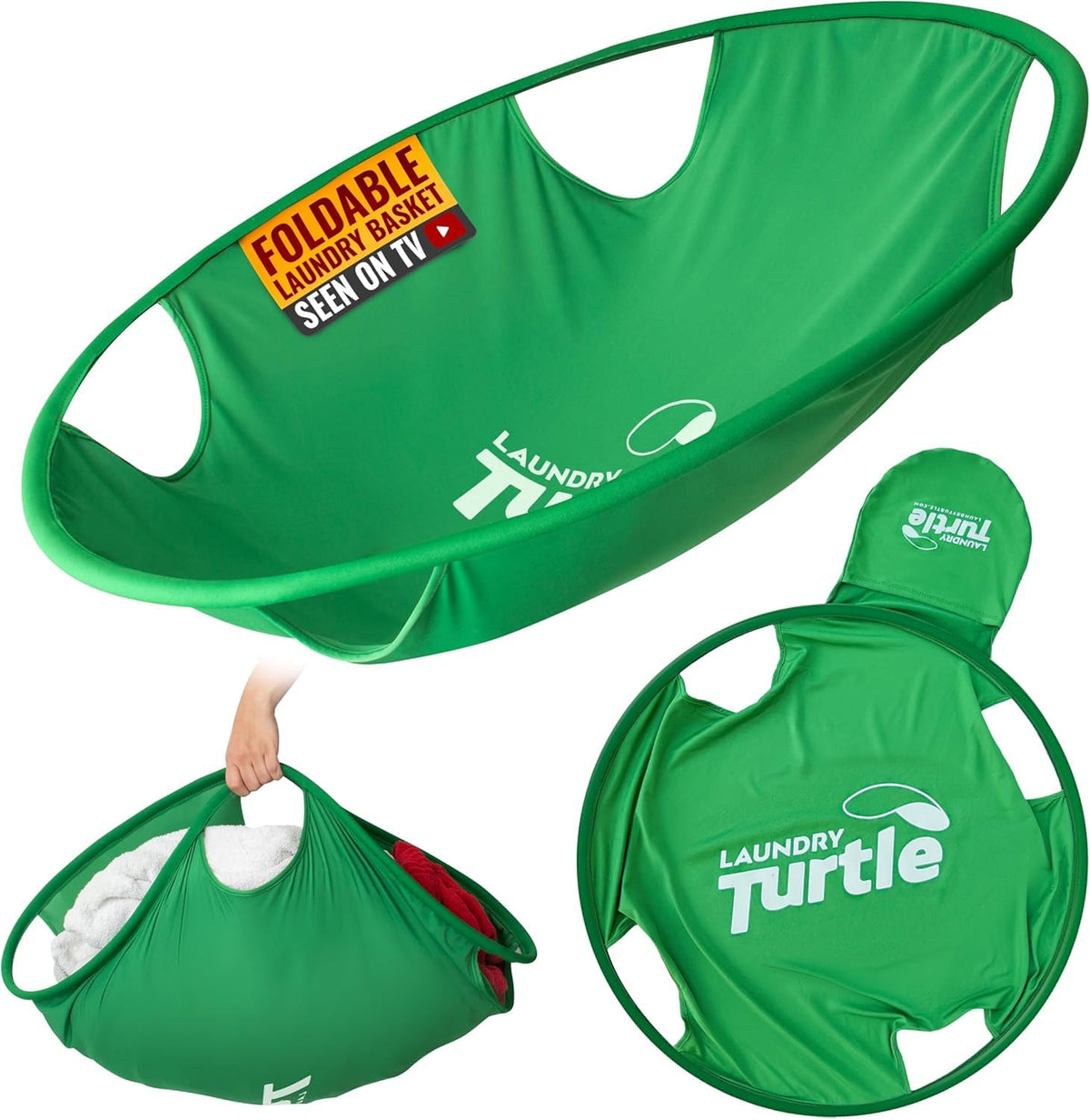 Laundry Turtle Collapsible Basket