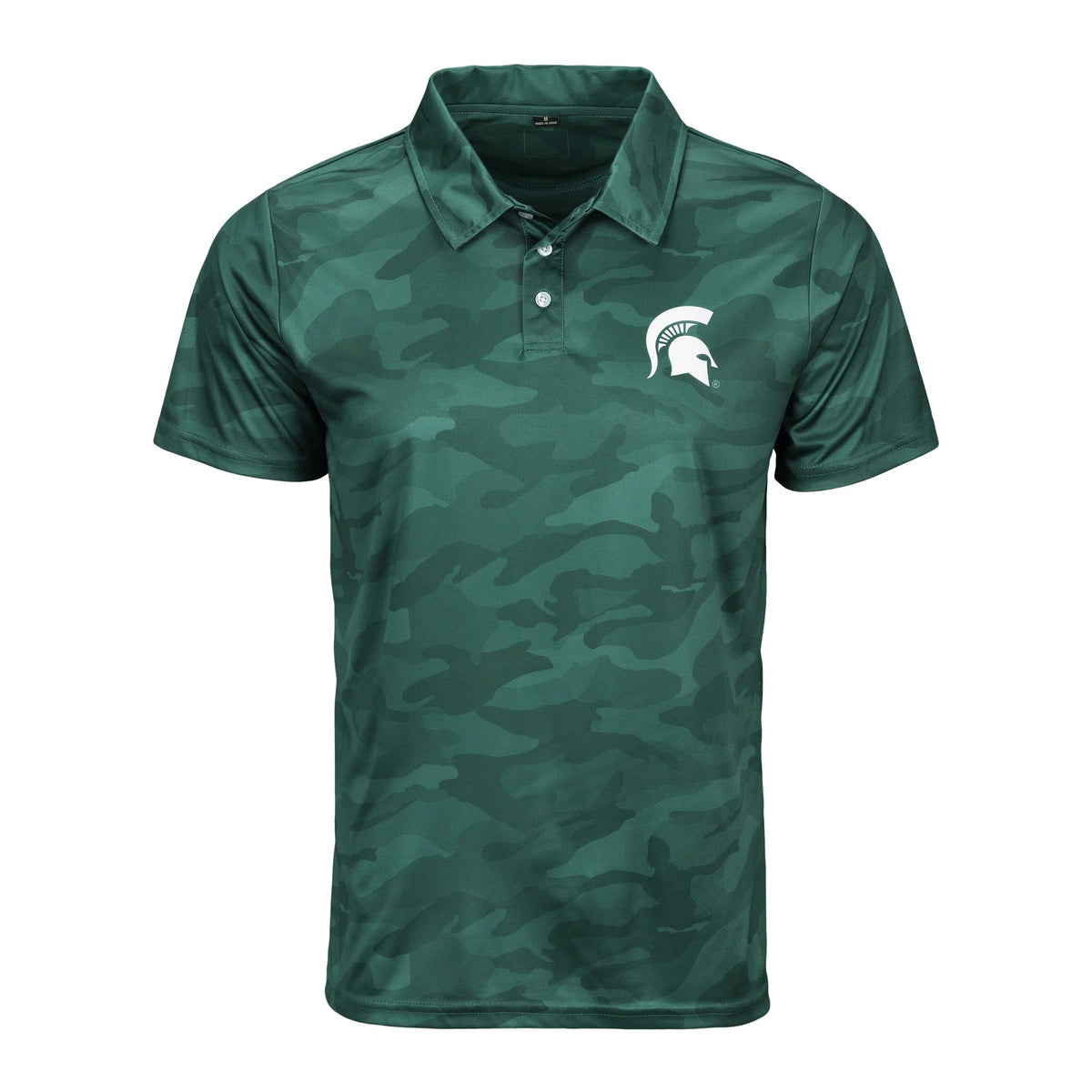 FOCO Men's NCAA College Team Logo Camo Color Polyester Polo Short Sleeve Shirt