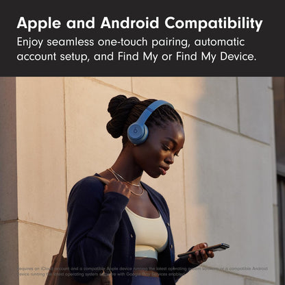 Beats Solo 4 - Wireless On-Ear Bluetooth Headphones, Up to 50-Hour Battery Life, Ultra-Lightweight Comfort
