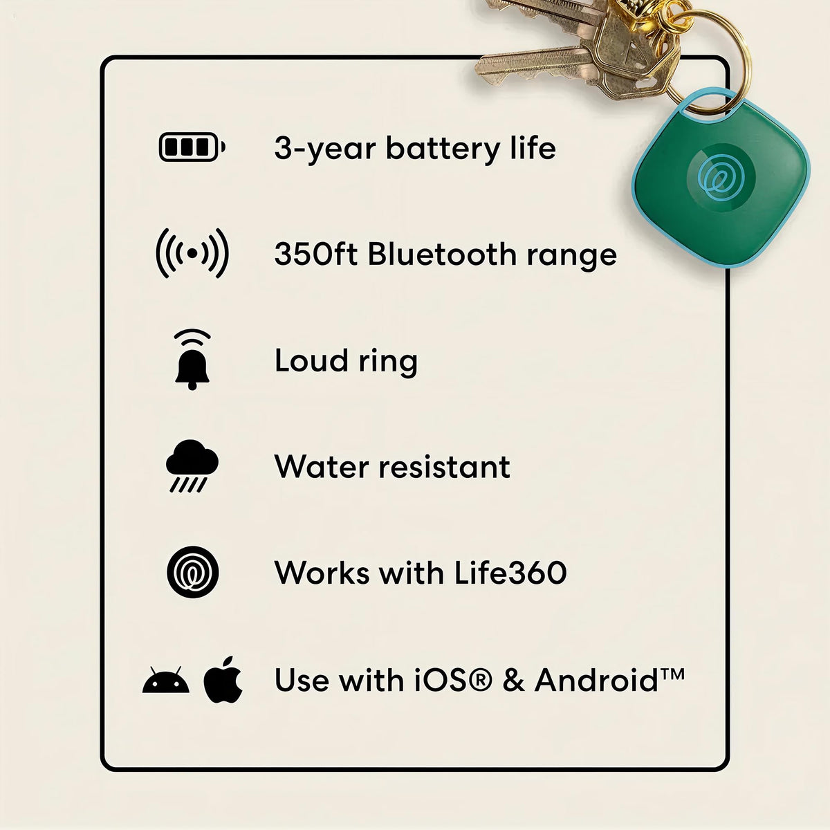 Life360 Tile - Bluetooth Tracker