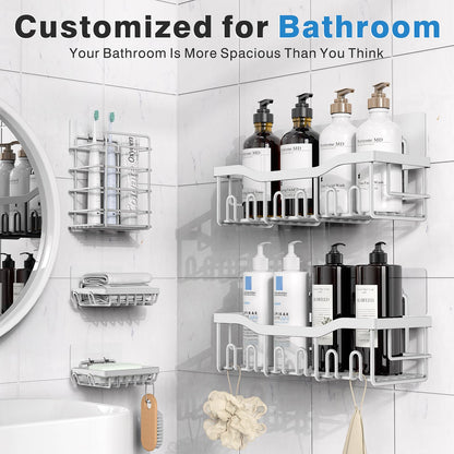 Eudele Adhesive Shower Caddy