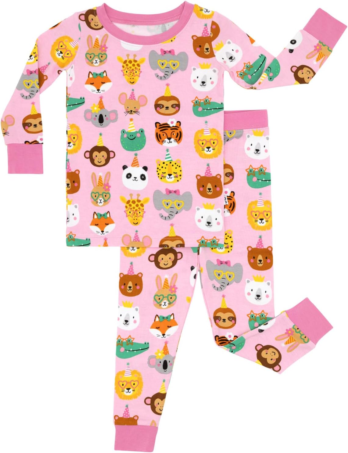 Little Sleepies Two-Piece Pajama Set, Viscose from Bamboo, Toddler Kids PJs