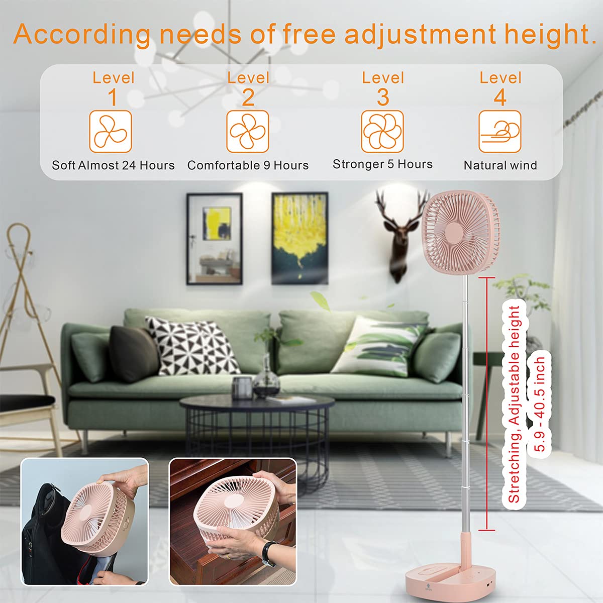Magesh Portable Pedestal Fan