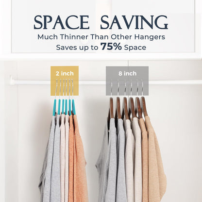 House Day Black Velvet Hangers 60 Pack