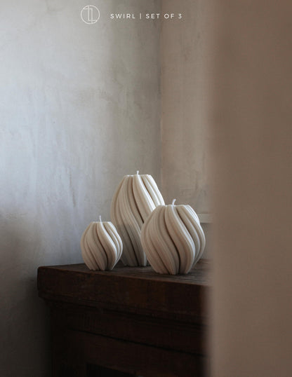 Lawa Swirl Candle