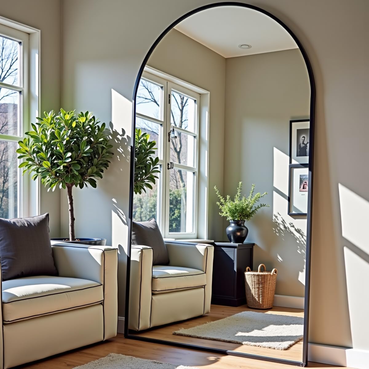 OGCAU Arched Full Length Mirror 76"x34"