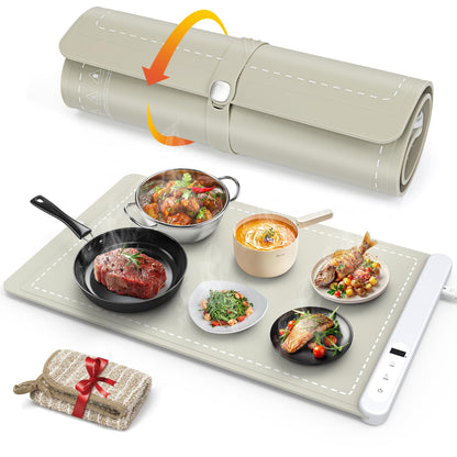 FYY Warming Mat for Food 24"x15", Rapid and Full Surface Heating