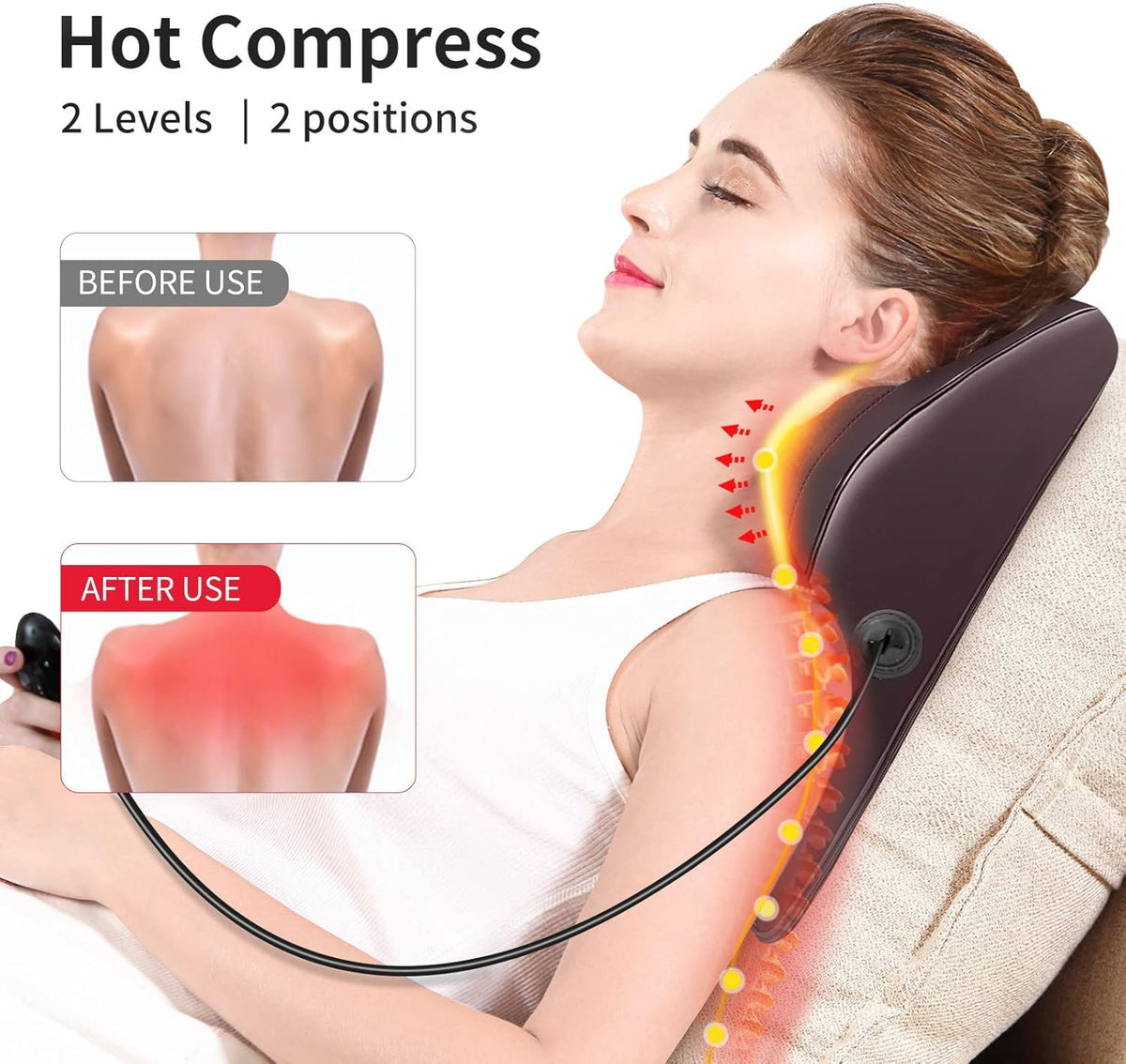 Boriwat Back Massager with Heat
