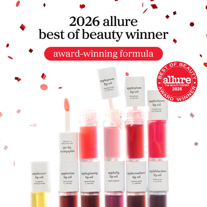 NOONI Korean Lip Oil - Applepeony - pH Color-Changing Plumping Lip Gloss