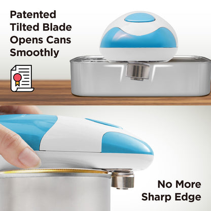 Kitchen Mama Auto Electric Can Opener: Open Your Cans with a Simple Press of Button