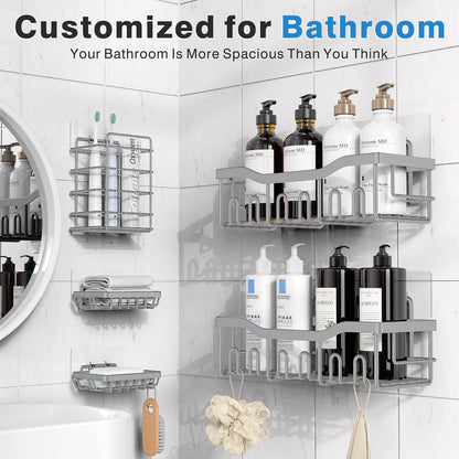 Eudele Adhesive Shower Caddy