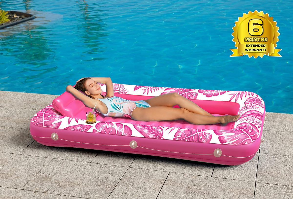 Inflatable Tanning Pool Lounger Float