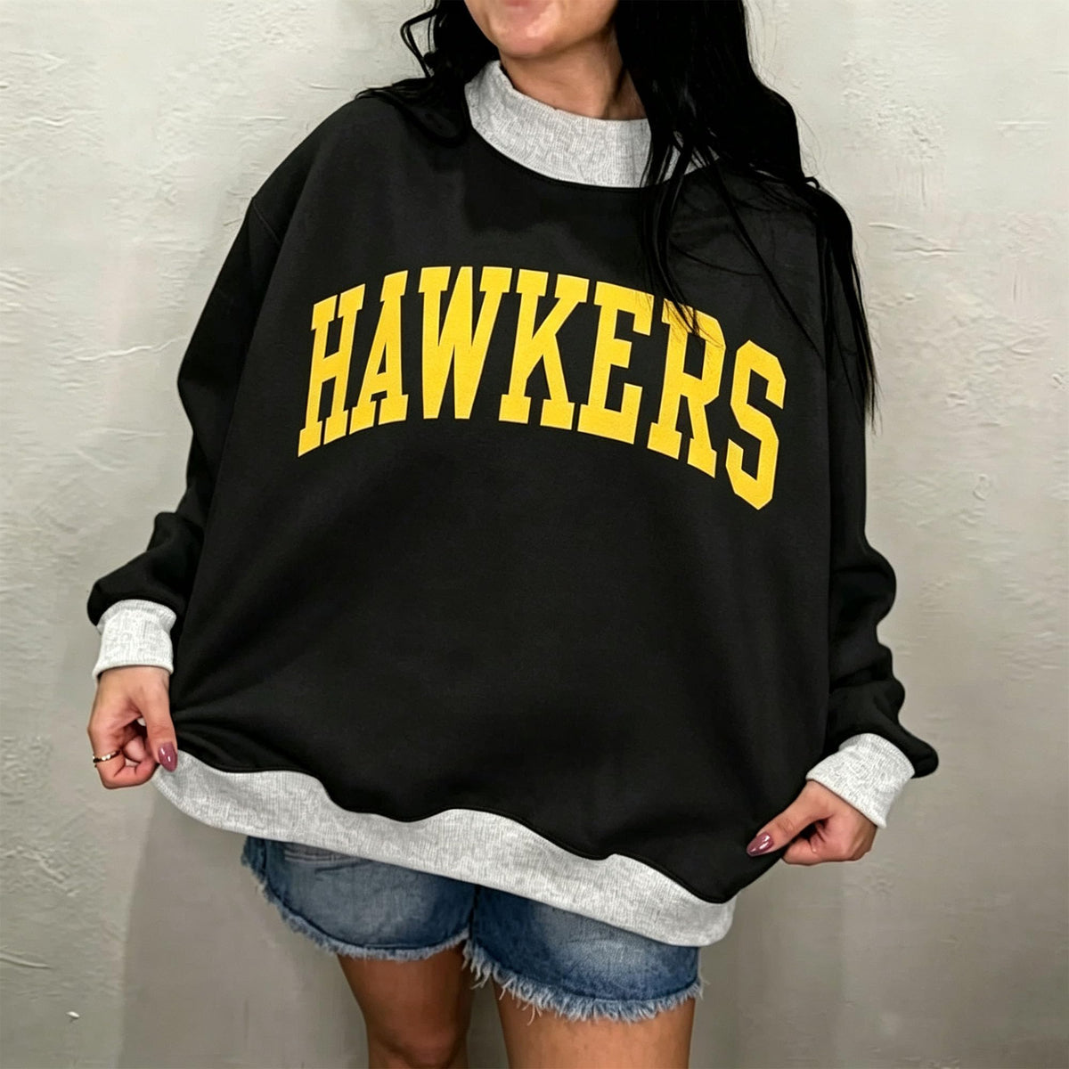 Personalized College Team Reversible Mockneck Sweatshirt, Custom Name with Font & Color Choices