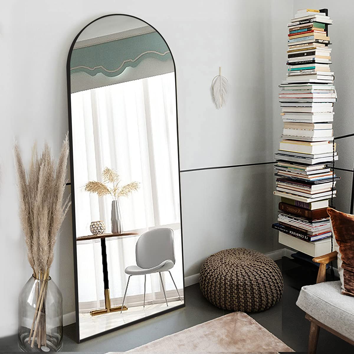 OGCAU Arched Full Length Mirror 76"x34"