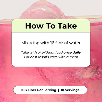 Hum Flatter Me Fiber Supplement for Women & Men, Prebiotics & Digestive Enzymes to Support Weight & Bloating, Digestive & Gut Health, Fiber Powder Drink Mix, Strawberry Lemon - 10 Servings