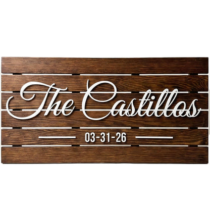 Wooden Name Sign Personalized and Custom