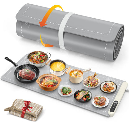 FYY Warming Mat for Food 24"x15", Rapid and Full Surface Heating
