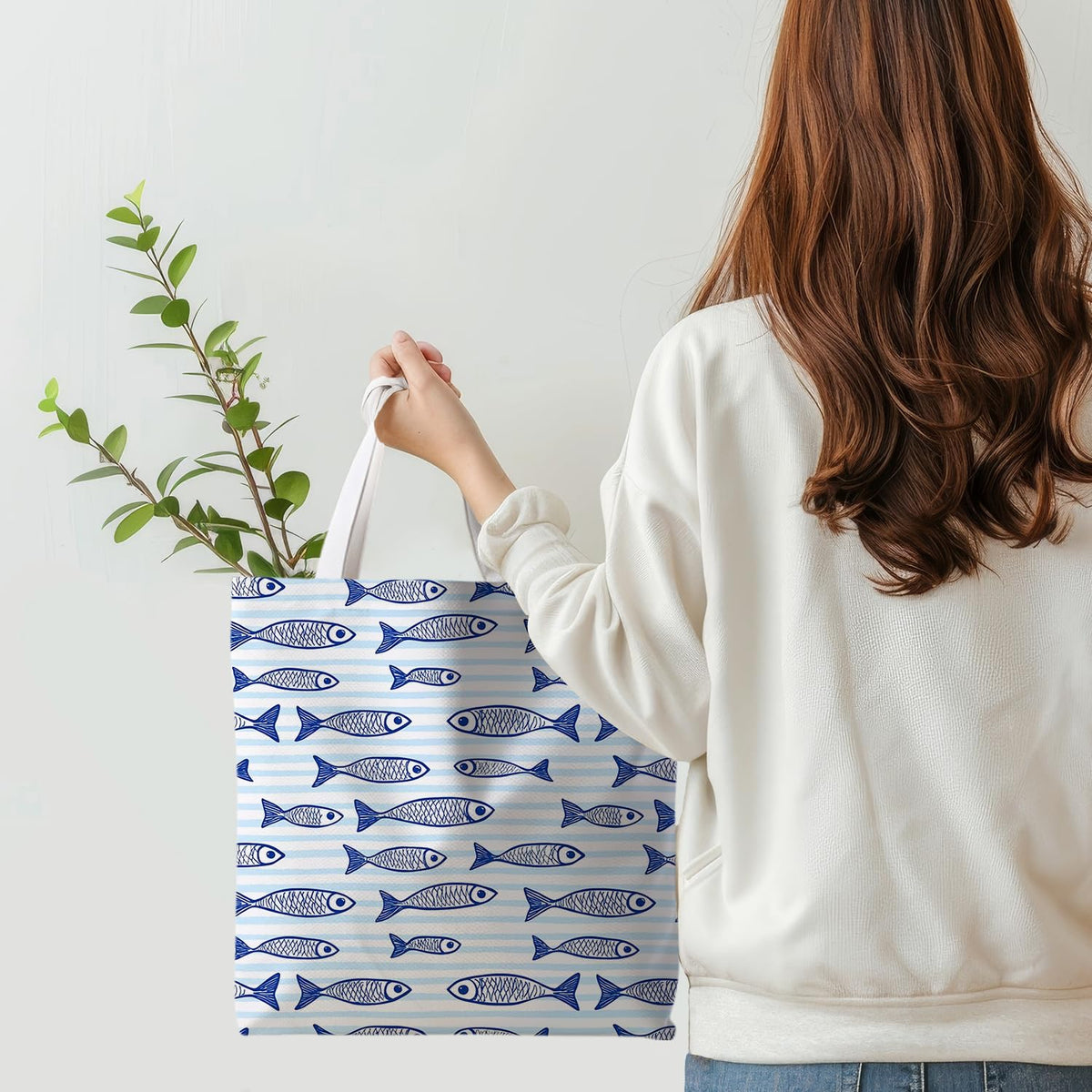 Canvas Summer Beach Tote