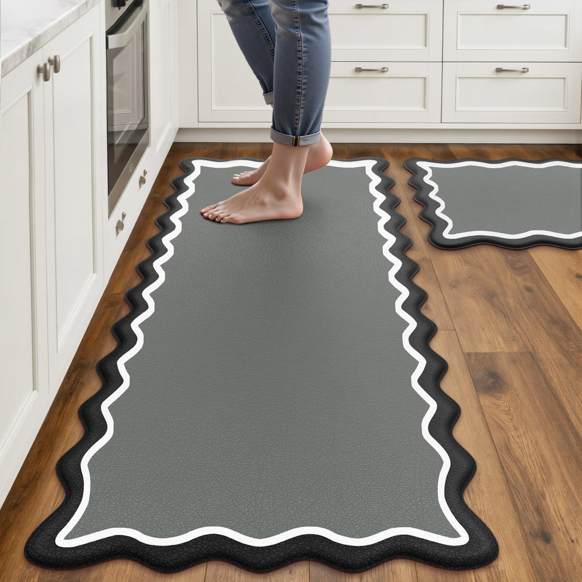 Arenarug Upgrade Scalloped Embossed Kitchen Mats