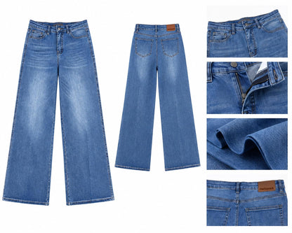Women's High Waisted Wide Leg Jeans