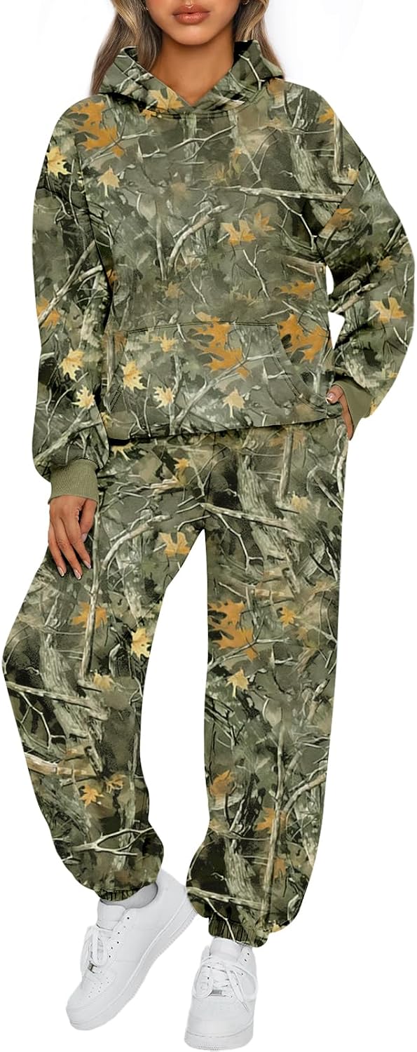 AUTOMET Womens 2 Piece Lounge Sweat Sets Fall Fashion Matching Sweatsuits