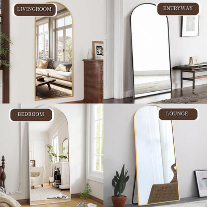 OGCAU Arched Full Length Mirror 76"x34"