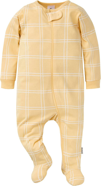 Gerber Baby Girls 4-Pack Sleep 'N Play Footie