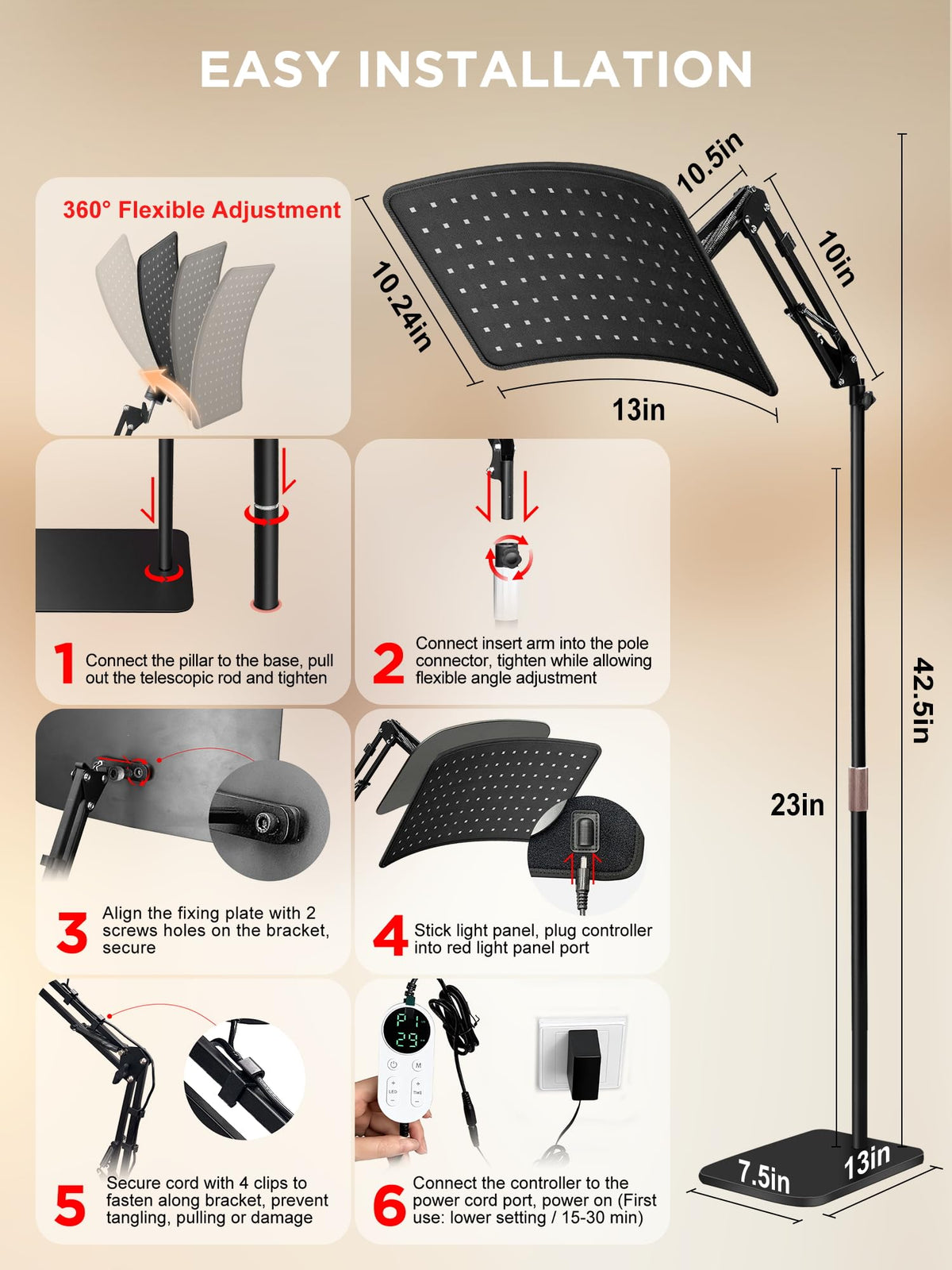 Inteo Red Light Therapy for Body and Face