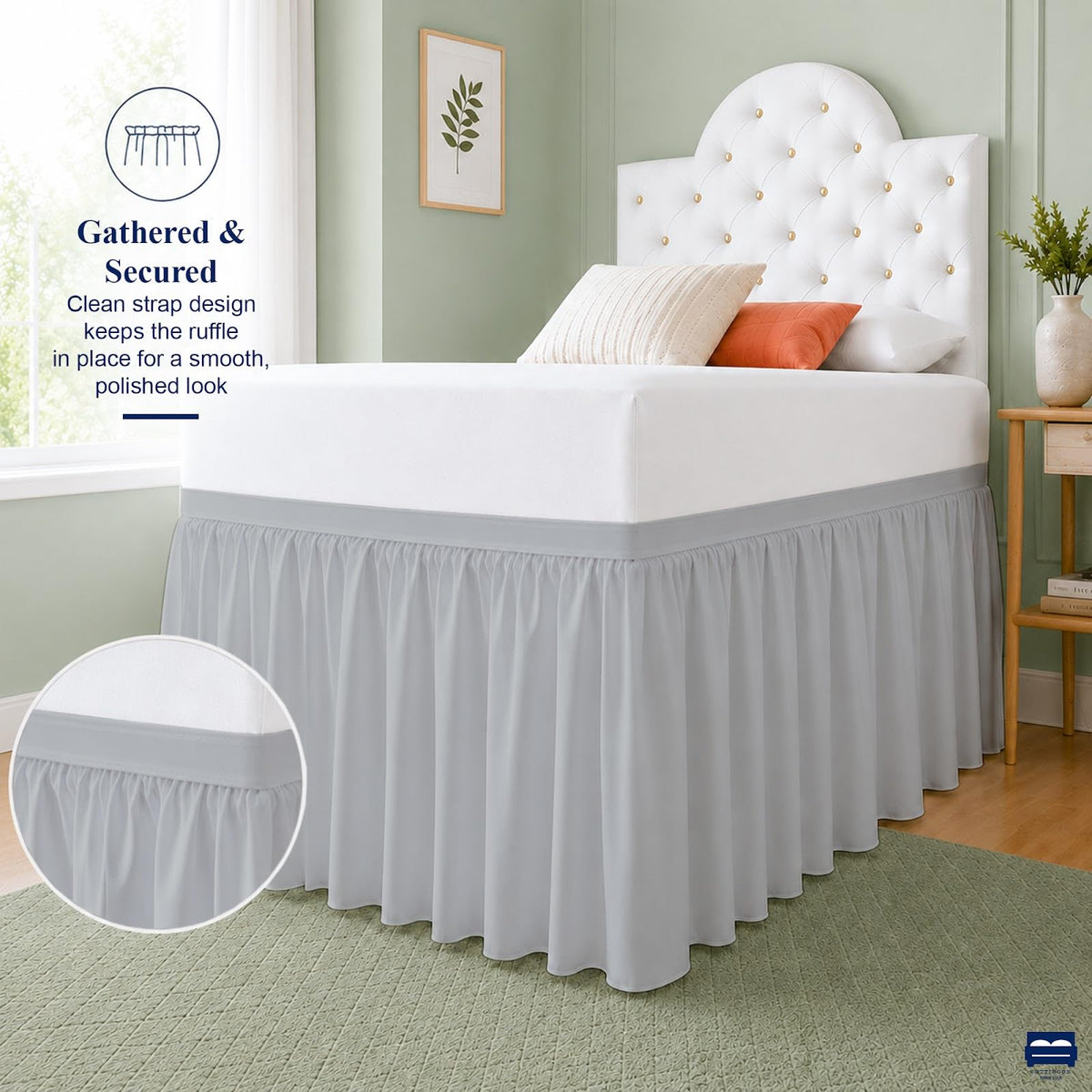 Cottingon Dorm Room Bed Skirt Twin XL