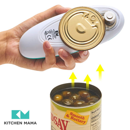 Kitchen Mama Auto Electric Can Opener: Open Your Cans with a Simple Press of Button