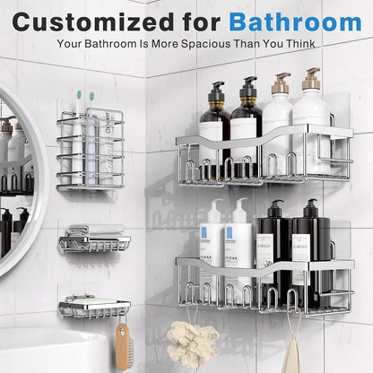 Eudele Adhesive Shower Caddy