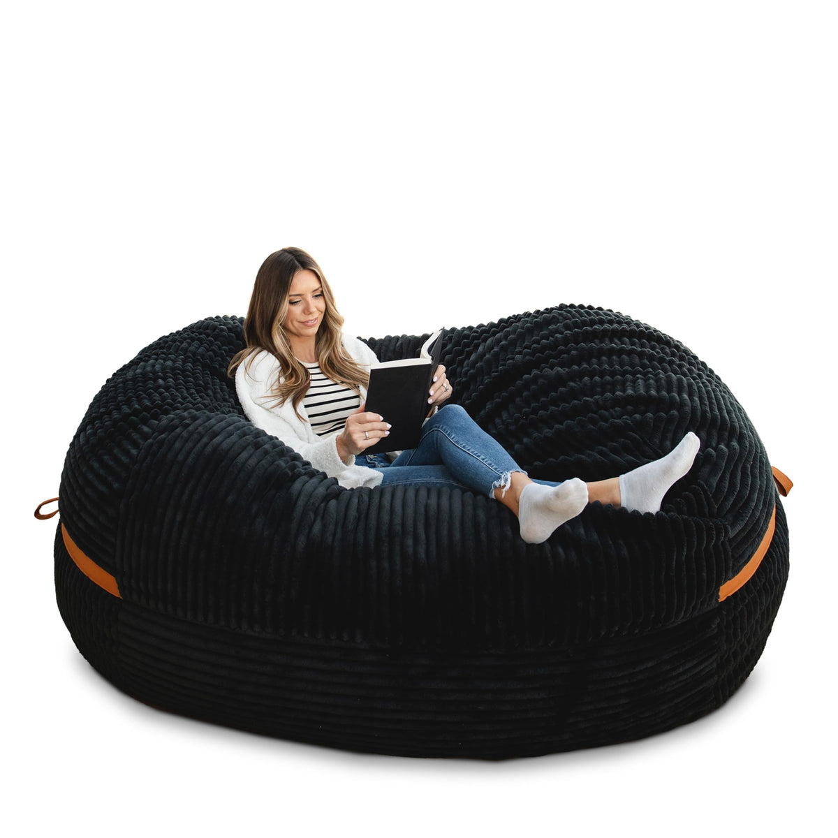 Big Joe Fuf Oversized Couch with Removable Cover