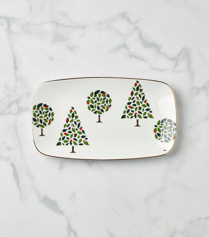 Kate Spade New York Evergreen Large Lit Tree Figurine, Christmas & Holiday Decor