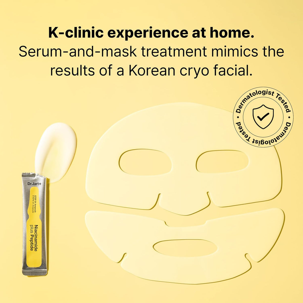 Dr.Jart+ Cryo Rubber Cooling Korean Face Mask with Serum Ampoule| Korean Skin Care | Travel Size