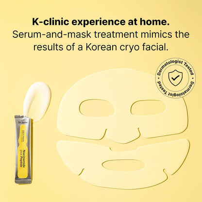Dr.Jart+ Cryo Rubber Cooling Korean Face Mask with Serum Ampoule| Korean Skin Care | Travel Size