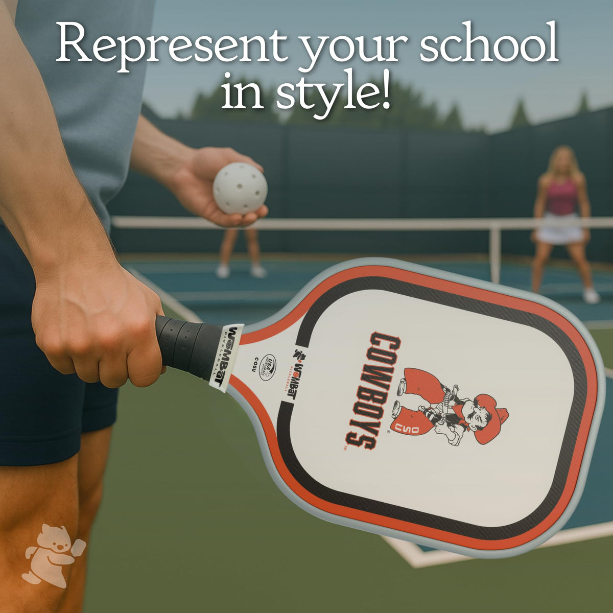 Officially Licensed College Pickleball Racquet