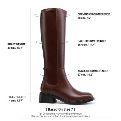 DREAM PAIRS Women's Knee High Riding Tall Boots