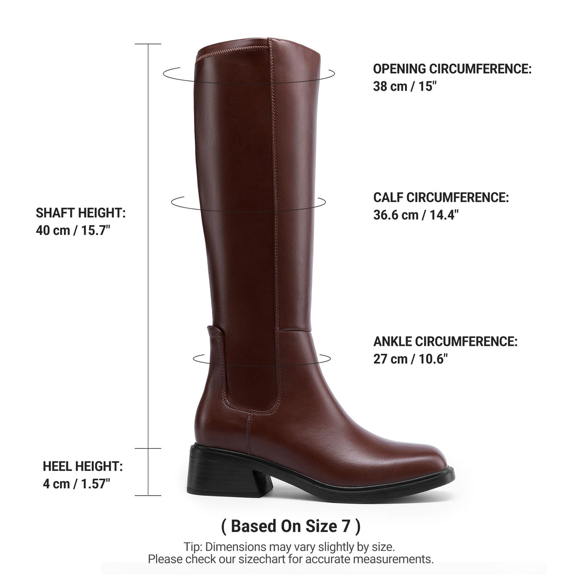DREAM PAIRS Women's Knee High Riding Tall Boots