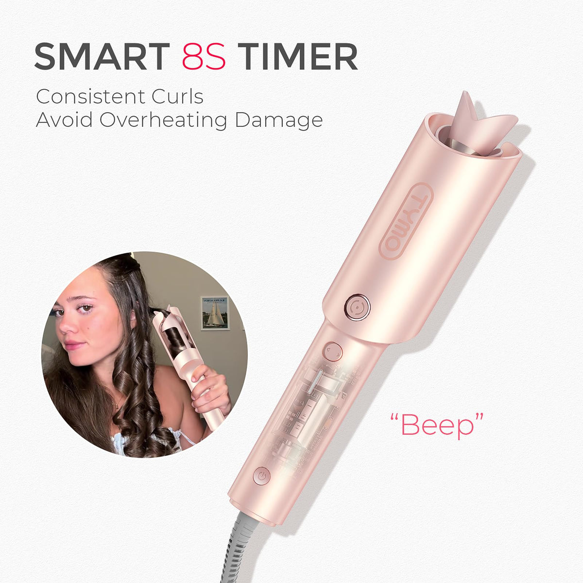 Tymo Automatic Rotating Curling Iron