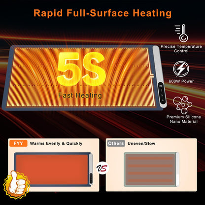 FYY Warming Mat for Food 24"x15", Rapid and Full Surface Heating