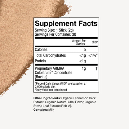 Armra Colostrum Powder | Blood Orange | Gut Health & Bloating | Skin & Hair | Immunity | Keto, Gluten & Fat-Free | 30 Servings
