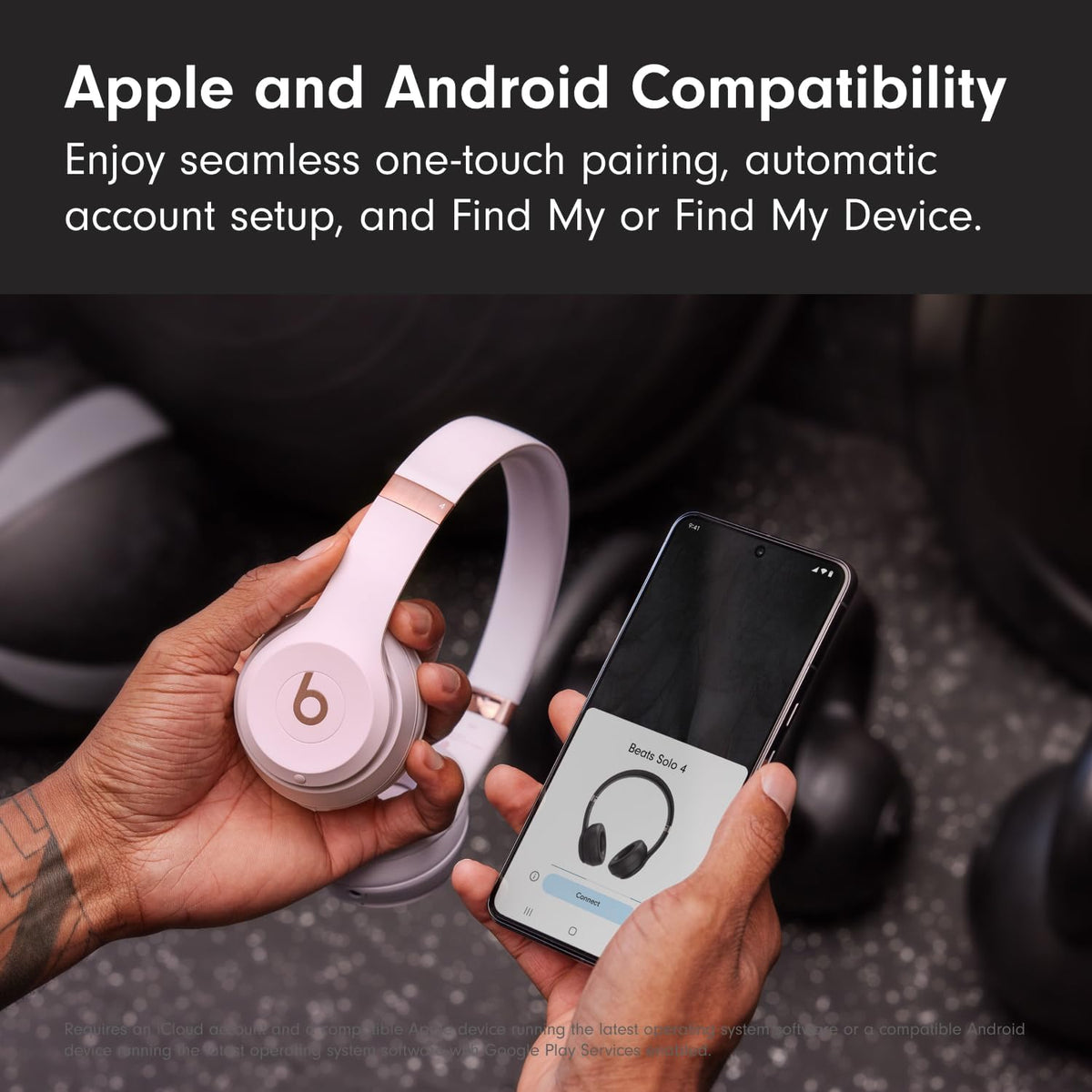 Beats Solo 4 - Wireless On-Ear Bluetooth Headphones, Up to 50-Hour Battery Life, Ultra-Lightweight Comfort