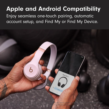 Beats Solo 4 - Wireless On-Ear Bluetooth Headphones, Up to 50-Hour Battery Life, Ultra-Lightweight Comfort