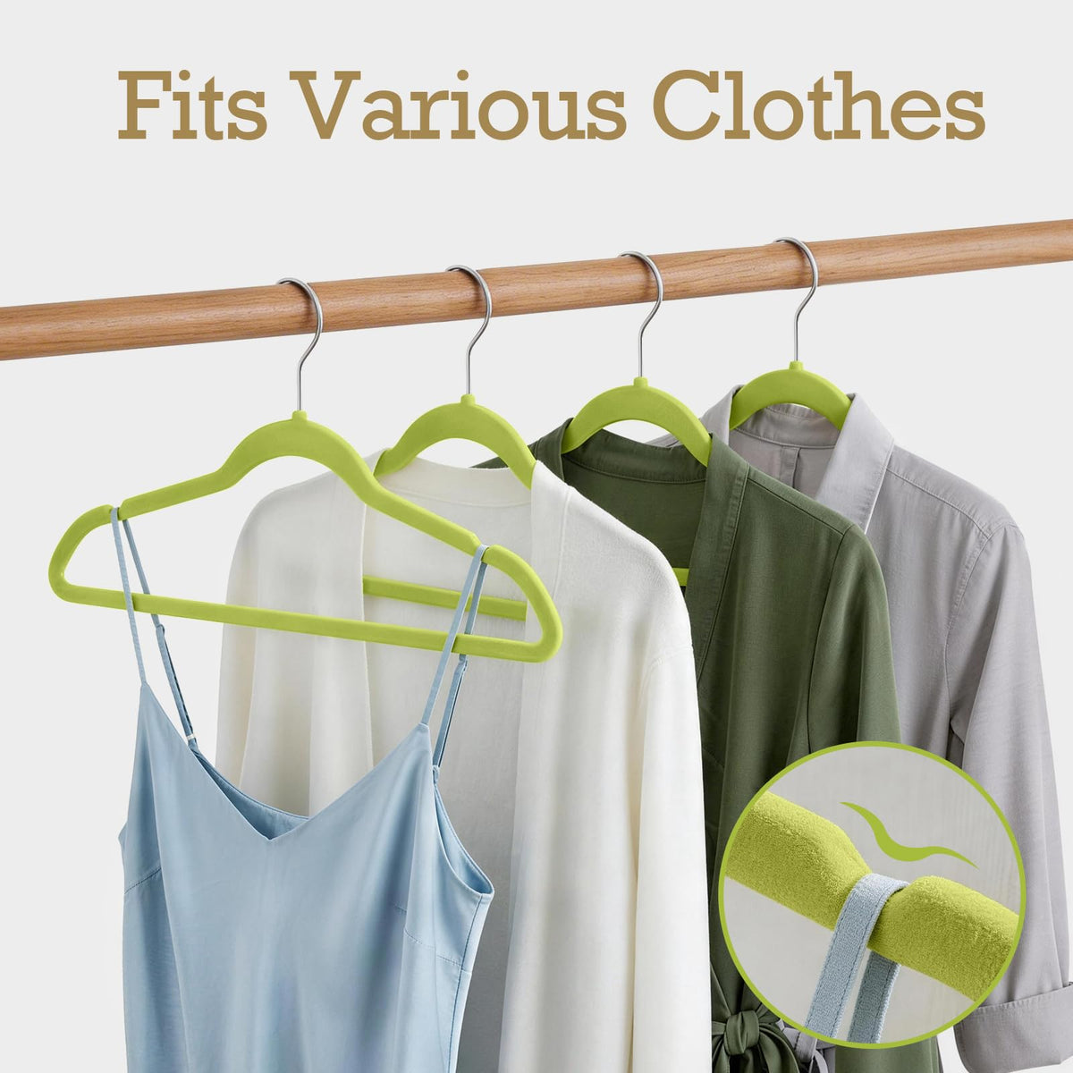 House Day Black Velvet Hangers 60 Pack