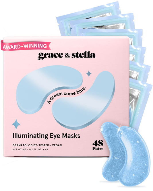 Grace & Stella Under Eye Patches (12 Pairs) Eye Masks for Puffy Eyes and Dark Circles