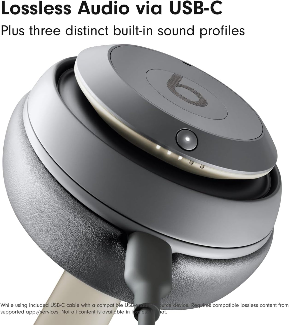 Beats Studio Pro Premium Wireless Over-Ear Headphones- Up to 40-Hour Battery Life, Active Noise Cancelling, Great for Travel & Commuting, USB-C Lossless Audio, Apple & Android Compatible -Black