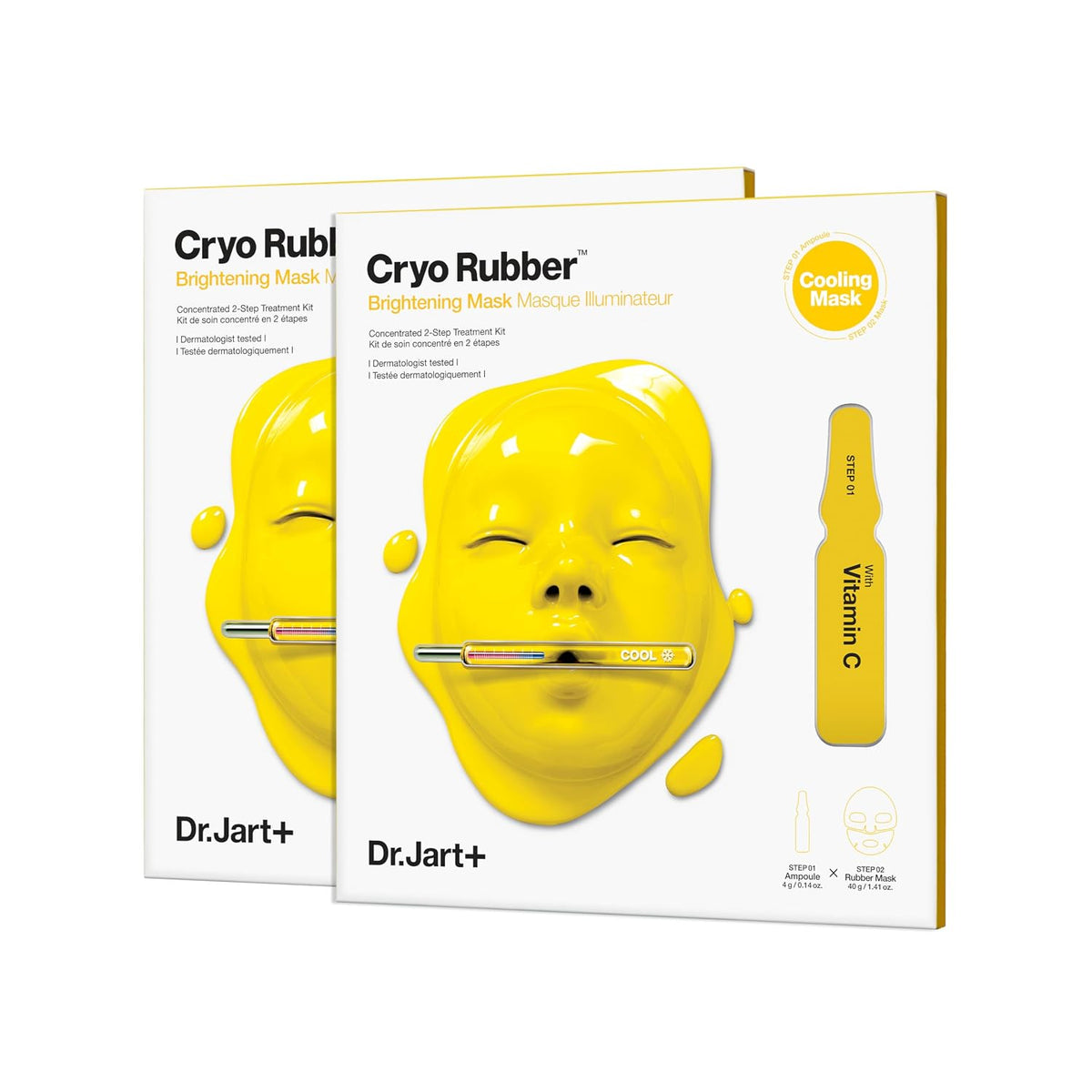 Dr.Jart+ Cryo Rubber Cooling Korean Face Mask with Serum Ampoule| Korean Skin Care | Travel Size
