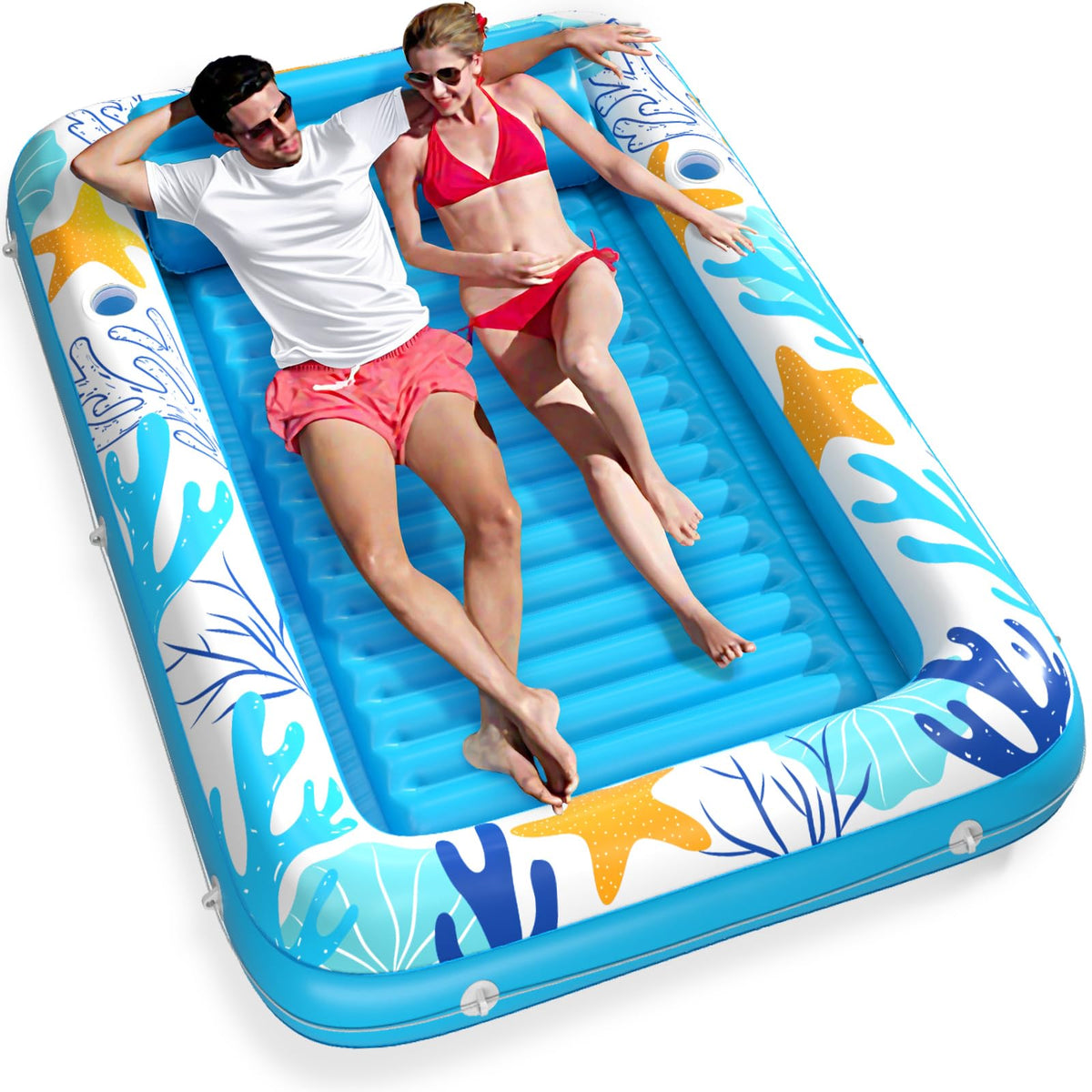 Inflatable Tanning Pool Lounger Float